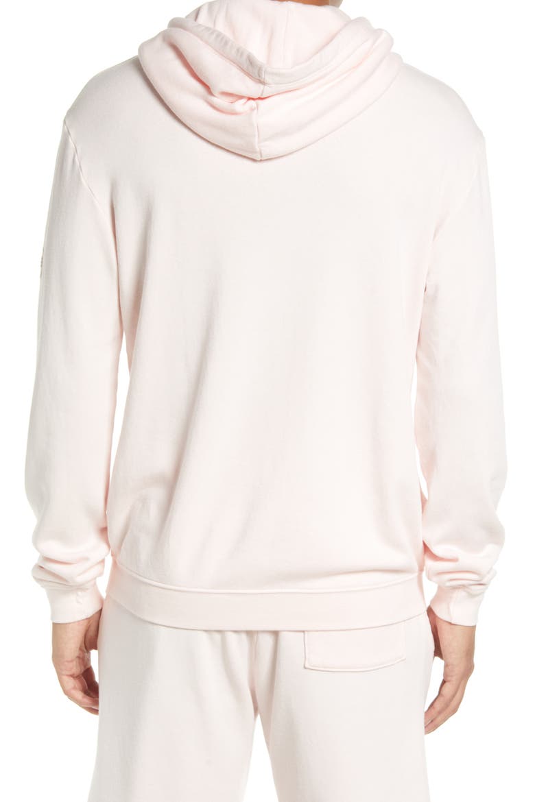 Waves Fleece Hoodie, Alternate, color, HAZE
