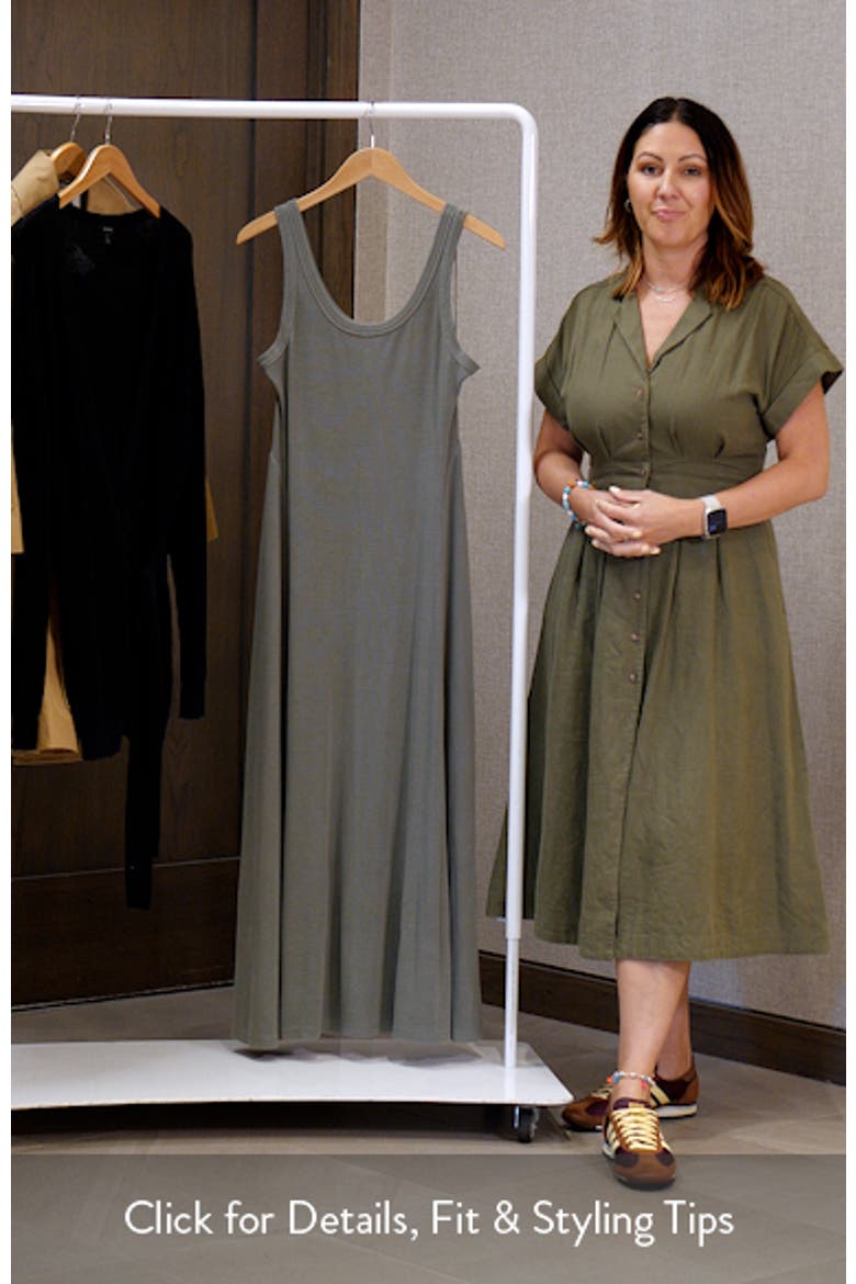 Lexi Sun-In Sleeveless Fit & Flare Rib Maxi Dress video