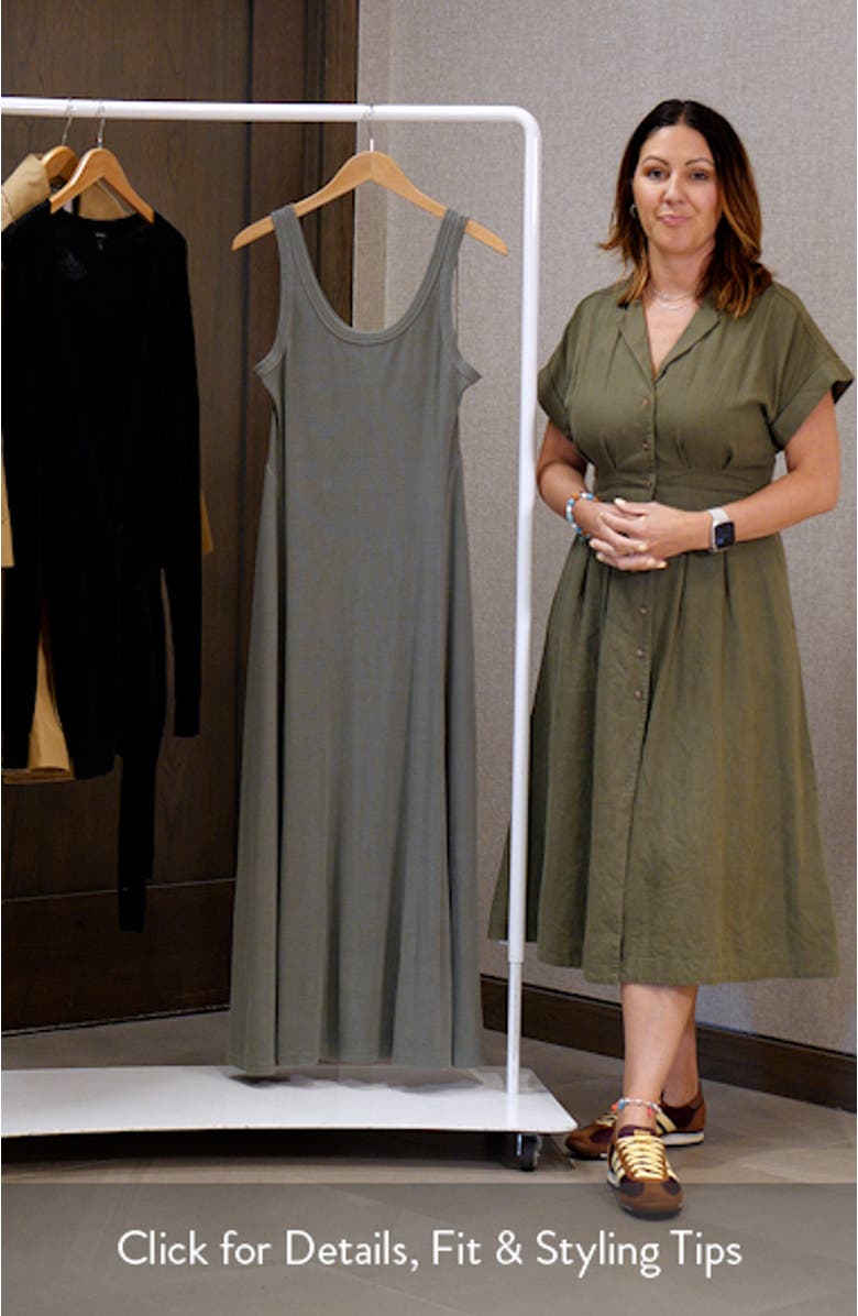 Lexi Sun-In Sleeveless Fit & Flare Rib Maxi Dress, sales video thumbnail