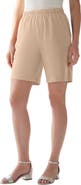 Roaman's Plus Size Soft Knit Pull-On Short