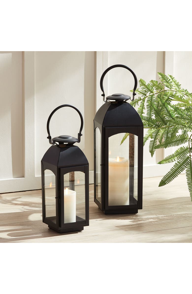 Napa Home & Garden Antoinne Outdoor Lantern, Alternate, color, Black