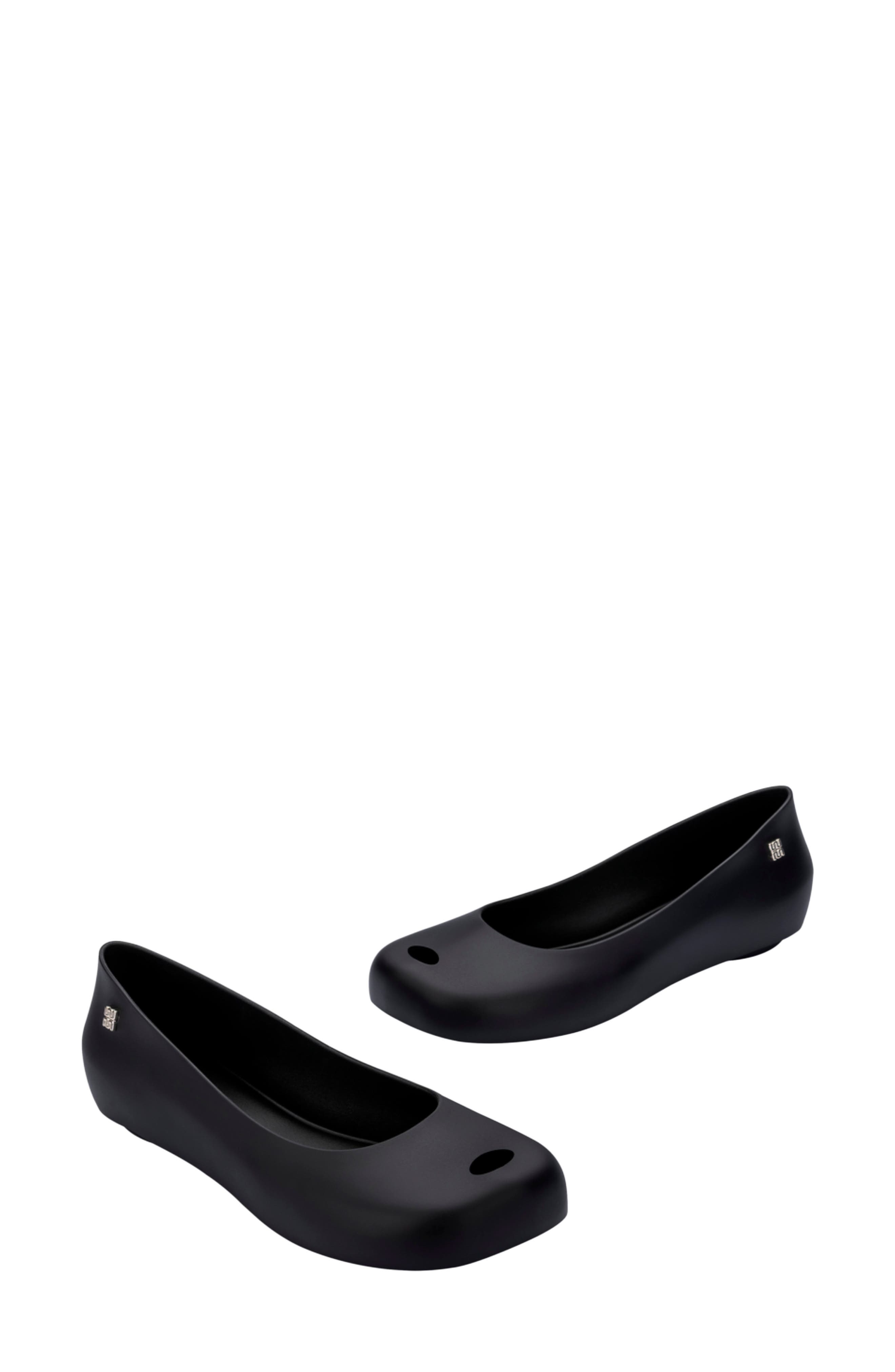 Melissa Ultragirl Futura Flat, Alternate, color, Black