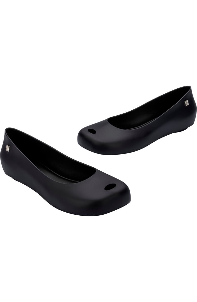Melissa Ultragirl Futura Flat, Alternate, color, Black