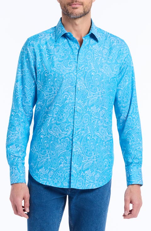 Hudson Floral Print Button-Up Shirt