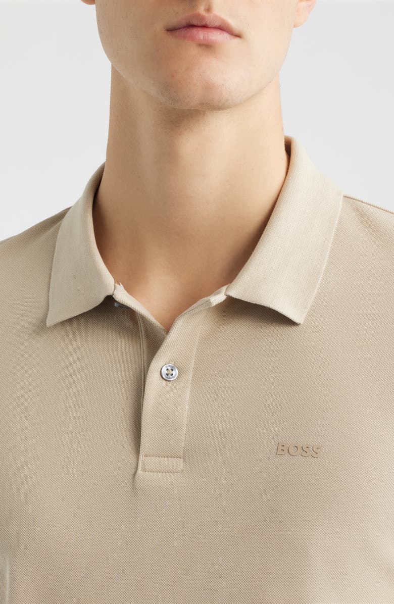 BOSS Parlay 147 Cotton Polo, Alternate, color, Open Bge