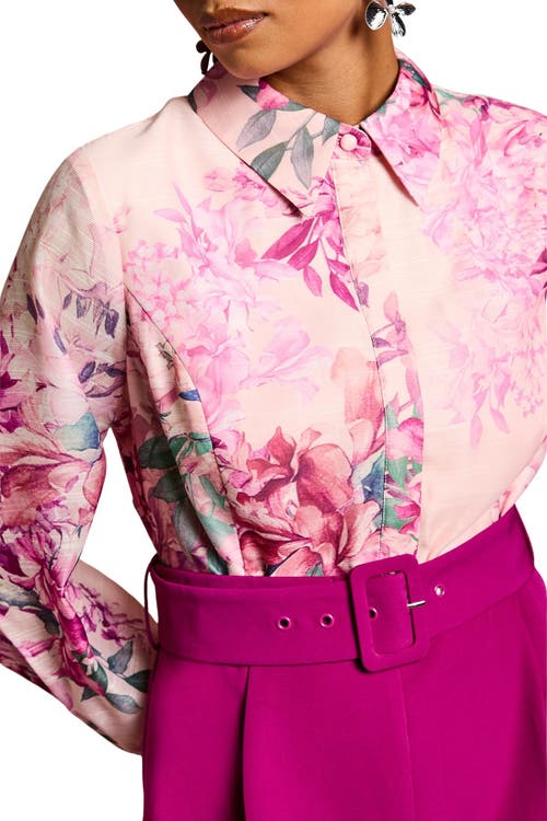 Coast Petite Wide Leg Jumpsuit In Pink