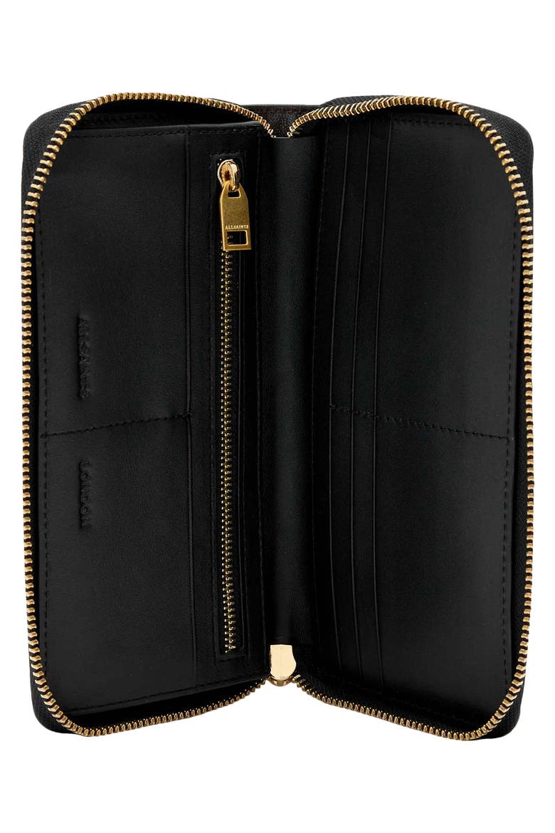 Lena Zip Wallet, Alternate, color, BURNT UMBER RED