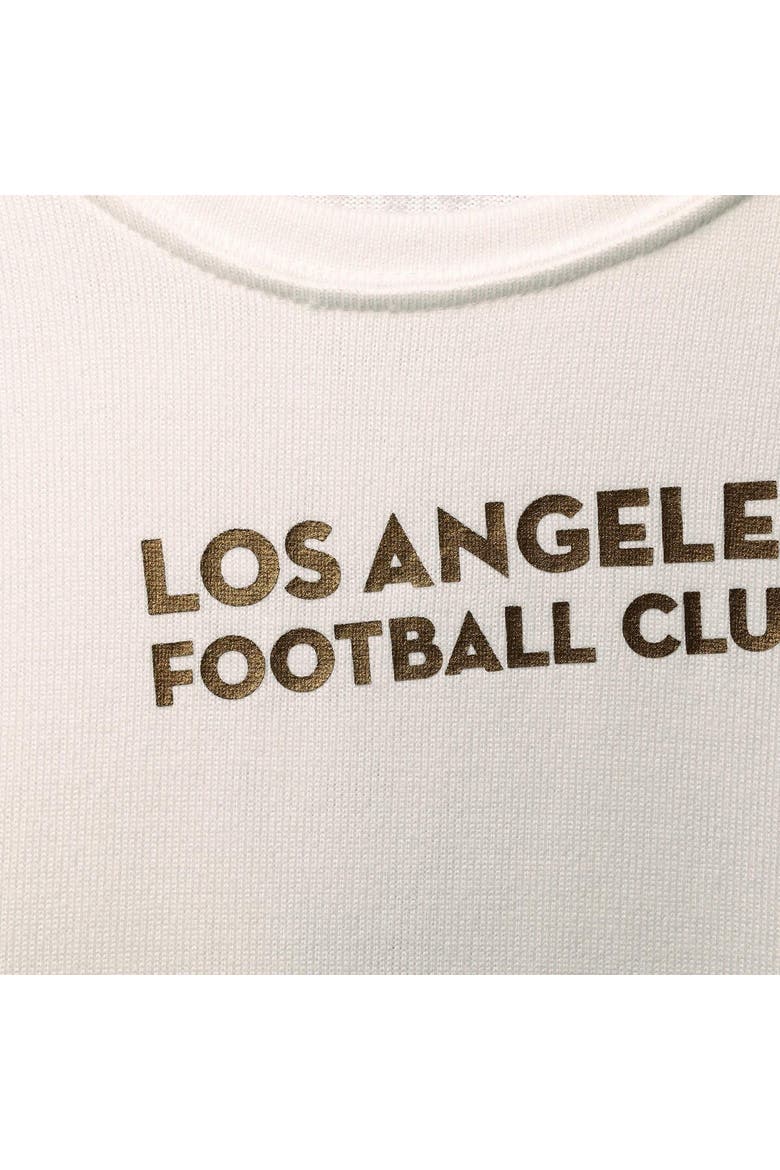 Women's Concepts Sport White/Gray LAFC Composite 3/4-Sleeve Raglan Top, Alternate, color, White