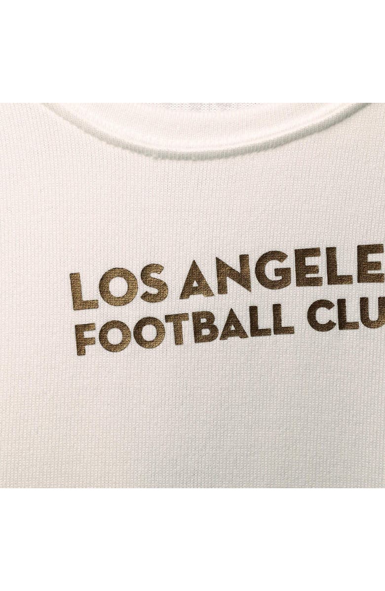 CONCEPTS SPORT Women's Concepts Sport White/Gray LAFC Composite 3/4-Sleeve Raglan Top, Alternate, color, White