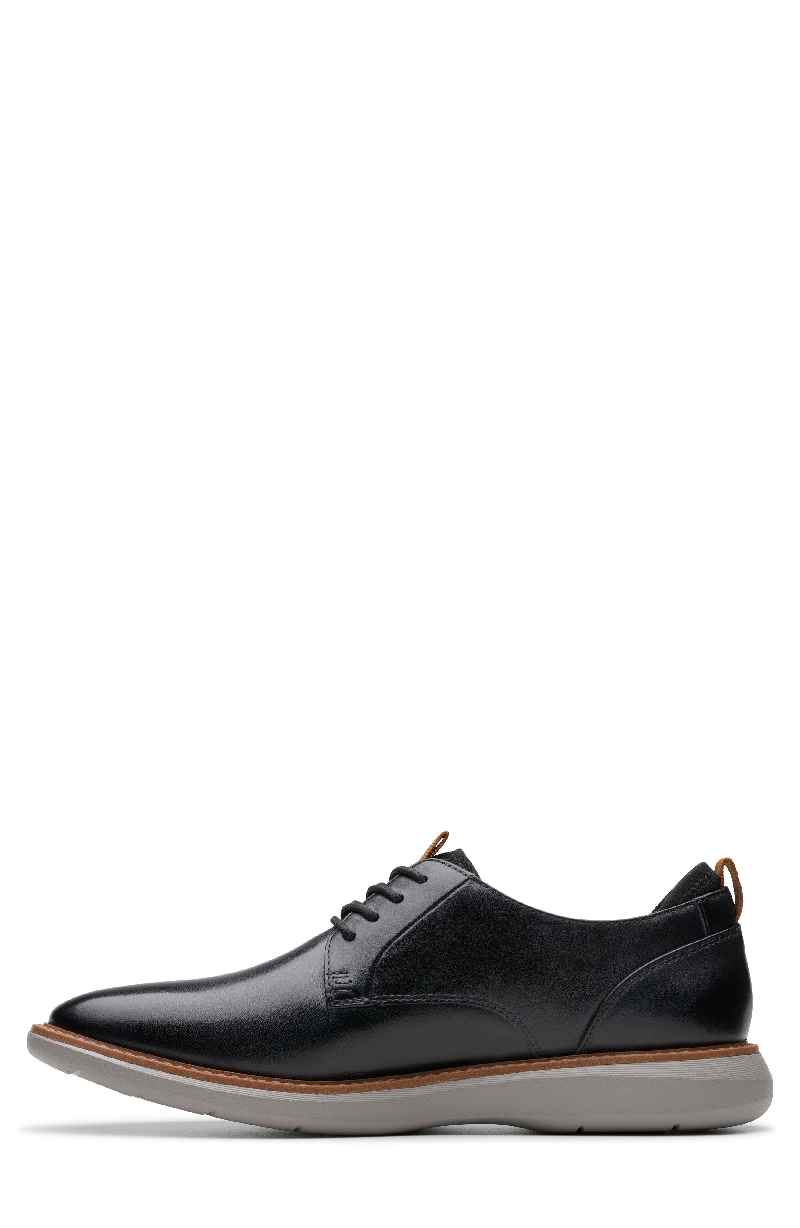 Brantin Plain Toe Derby, Alternate, color, BLACK LEATHER