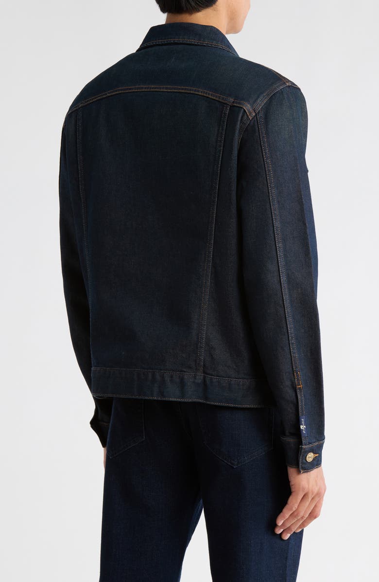 Seven Perfect Denim Trucker Jacket, Alternate, color, Walk The Trucks
