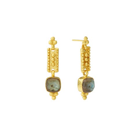 Shahrzad Labradorite Drop Earrings
