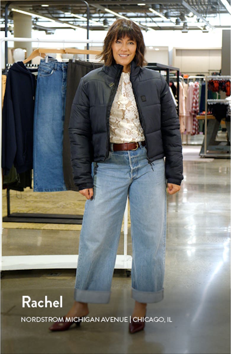 Mountain Water Resistant Recycled Nylon Puffer Jacket, sales video thumbnail