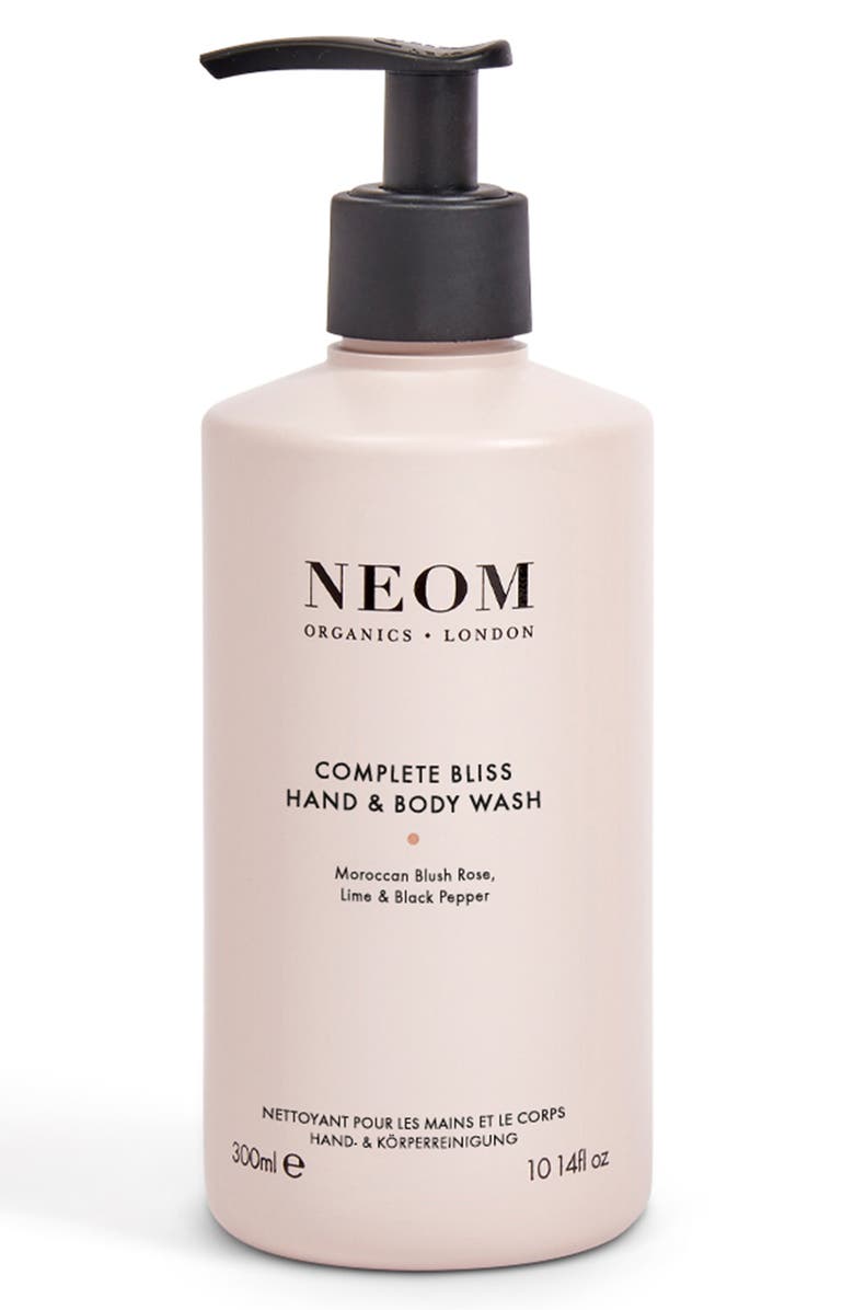 NEOM Wellbeing Complete Bliss Hand & Body Wash, Main, color, 