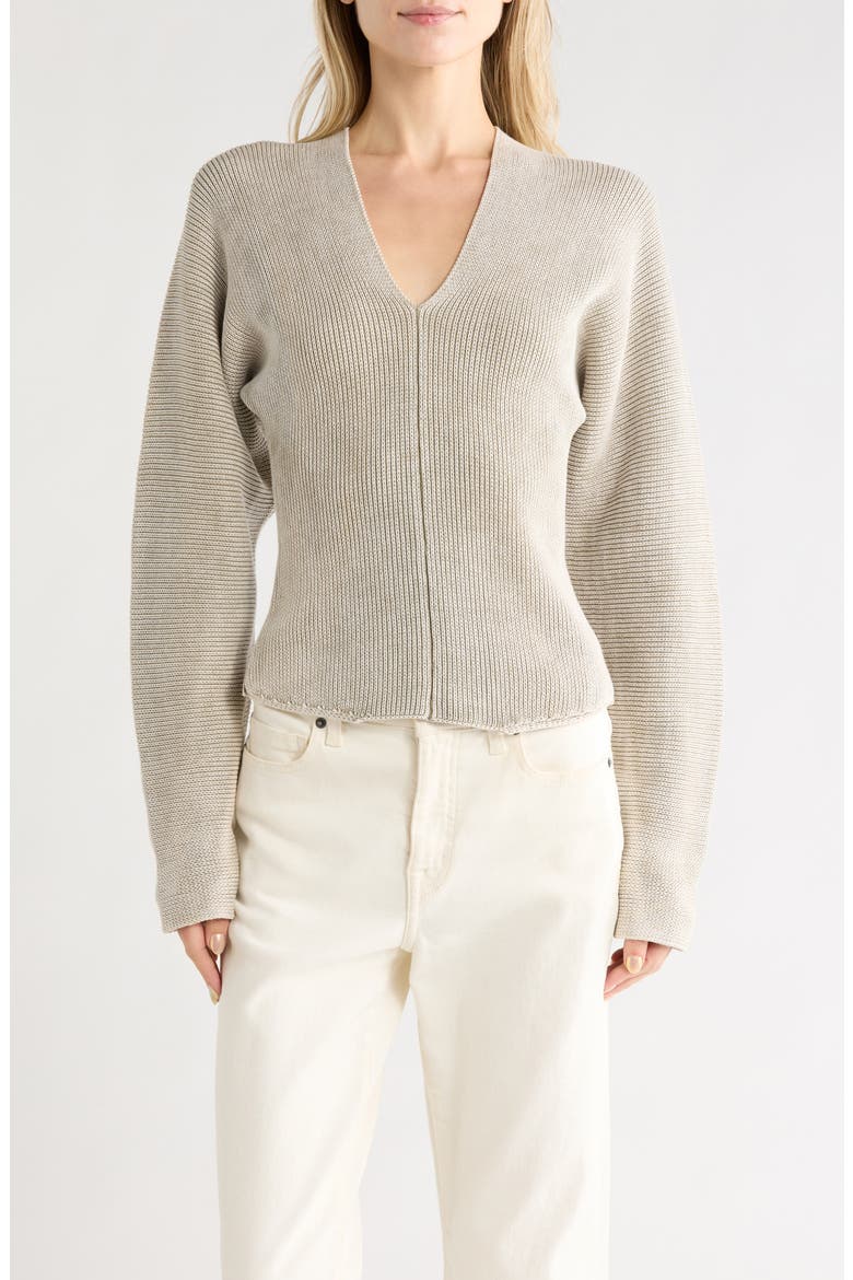 Stephen V-Neck Sweater, Main, color, HARBOR GREY MINERAL