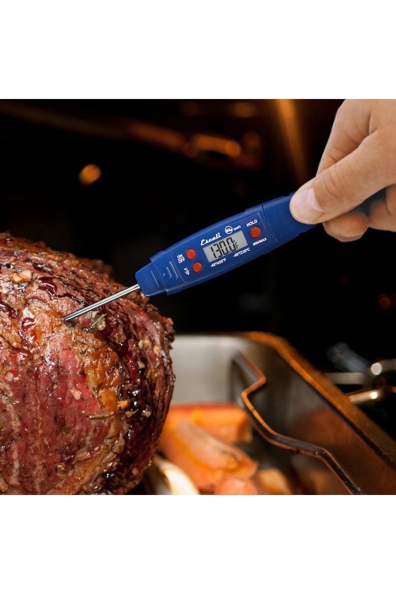 Waterproof Digital Thermometer, Alternate, color, Navy