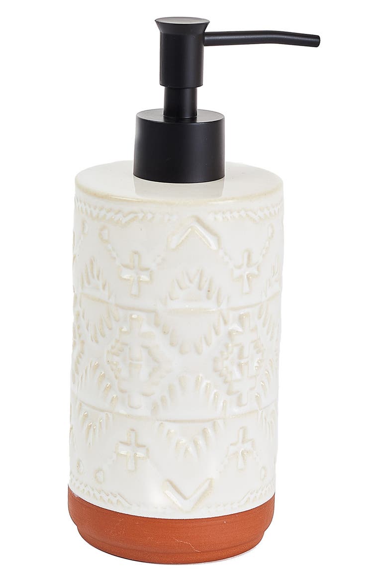 Spider Rock Pump Lotion Bottle, Main, color, IVORY MULTI