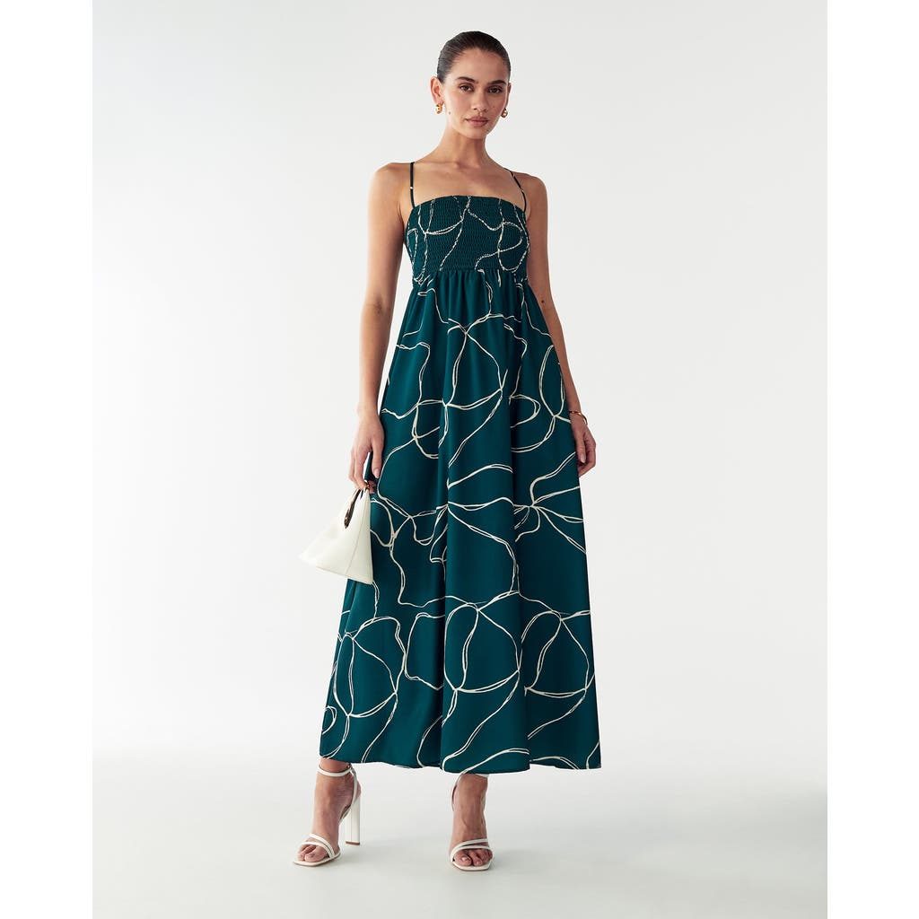 Willa Acamar Maxi Dress In Green