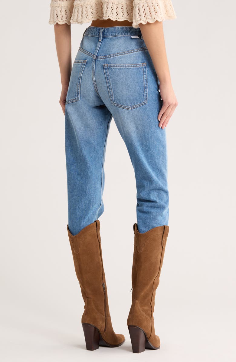 Isabel Marant Étoile Belden High Waist Crop Straight Leg Jeans, Alternate, color, Light Blue