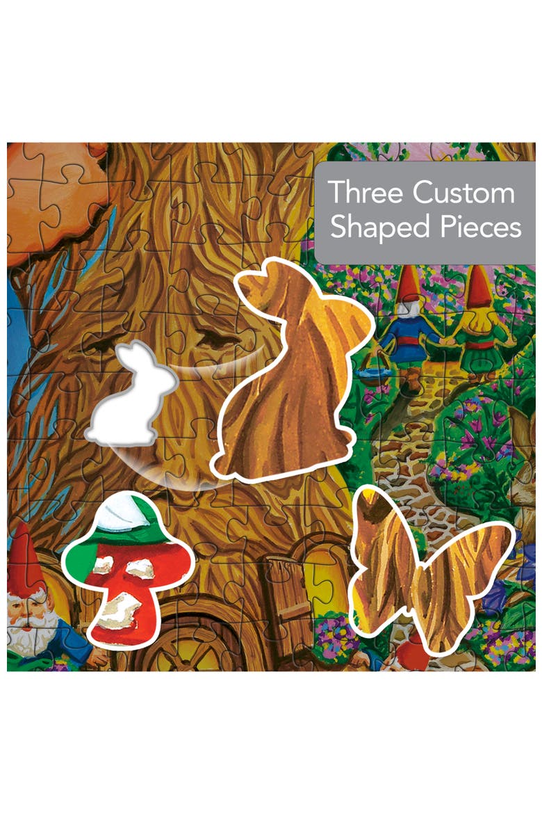Garden Gnome 500 Piece Shaped Puzzle, Alternate, color, Multicolor