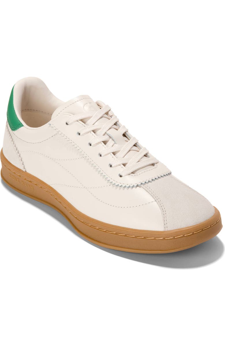 Cole Haan Grand Crosscourt Brynn Sneaker, Main, color, Ivory Leather/ Silver Birch