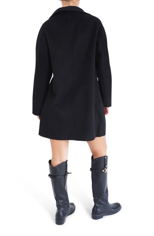 Belle & Bloom Come On Over Wool Blend Coat In Black