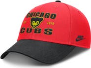 Nike Men's Nike Crimson/Black Chicago Cubs Neon 90s Rise Adjustable Hat