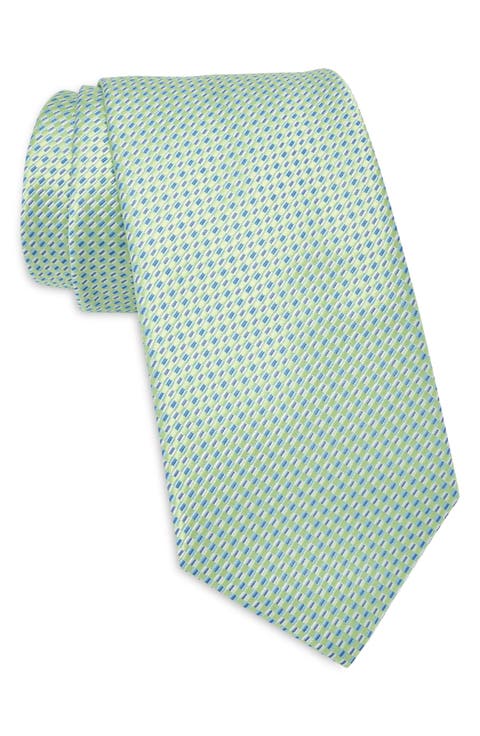 Sintra Geometric Jacquard Tie
