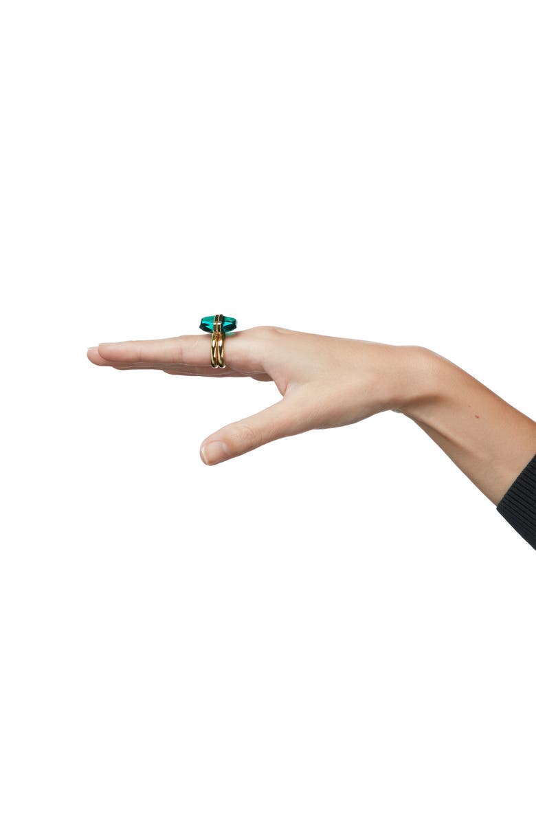 Swarovski Lucent Set of 2 Stacking Rings, Alternate, color,