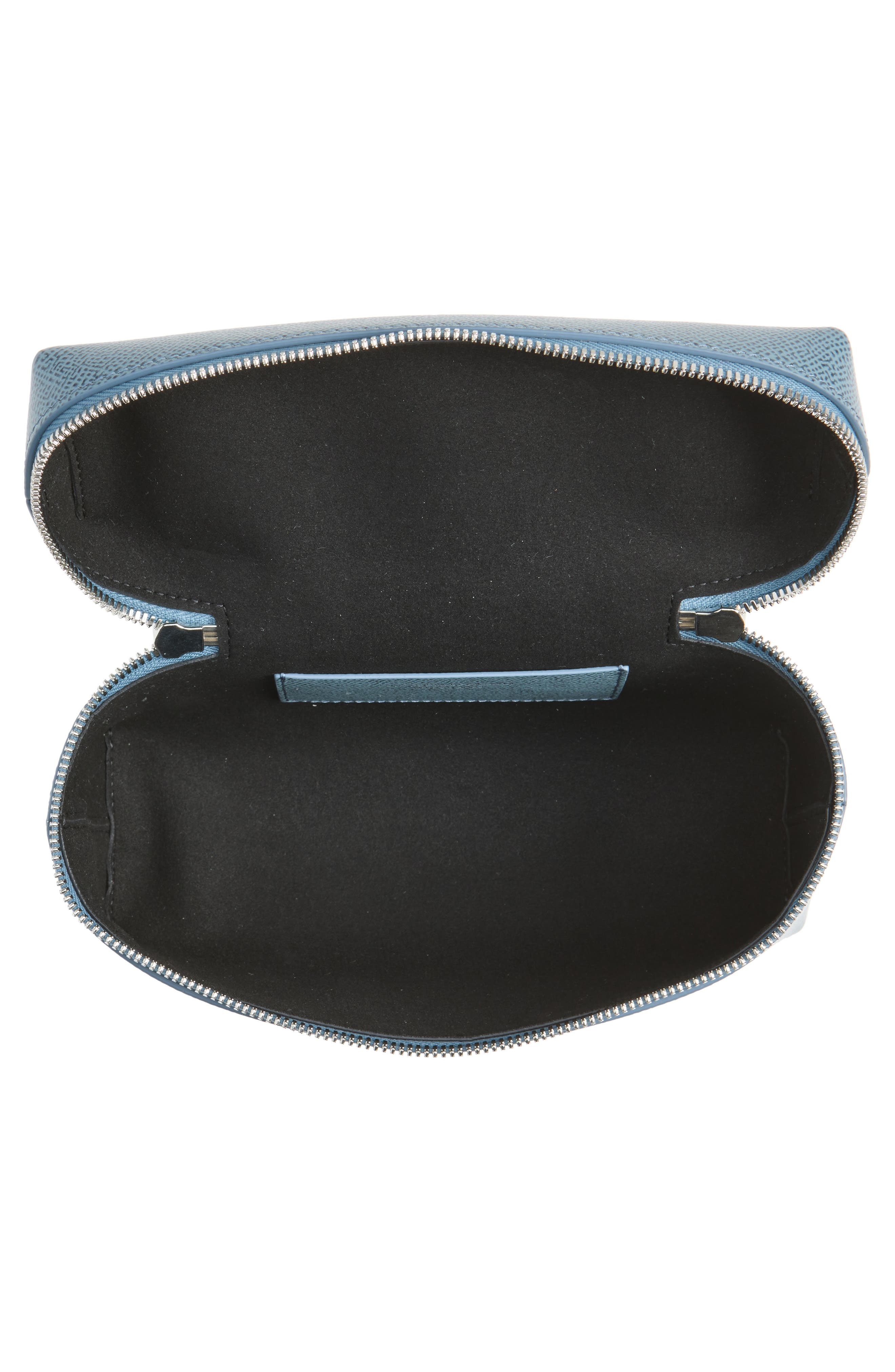 Dorian Leather Vanity Case Bag, Alternate, color, AGAVE BLUE