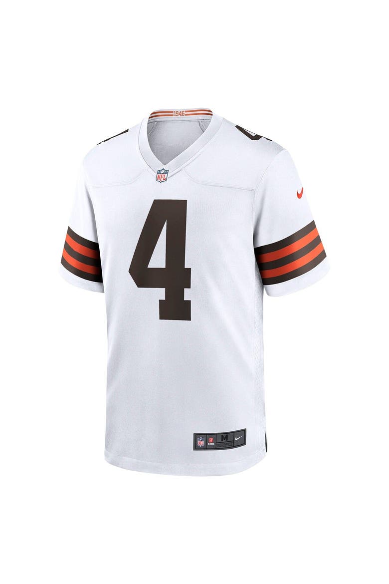 Men's Nike Deshaun Watson White Cleveland Browns Game Jersey, Alternate, color, White