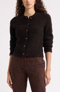 Nordstrom Textured Crewneck Cardigan