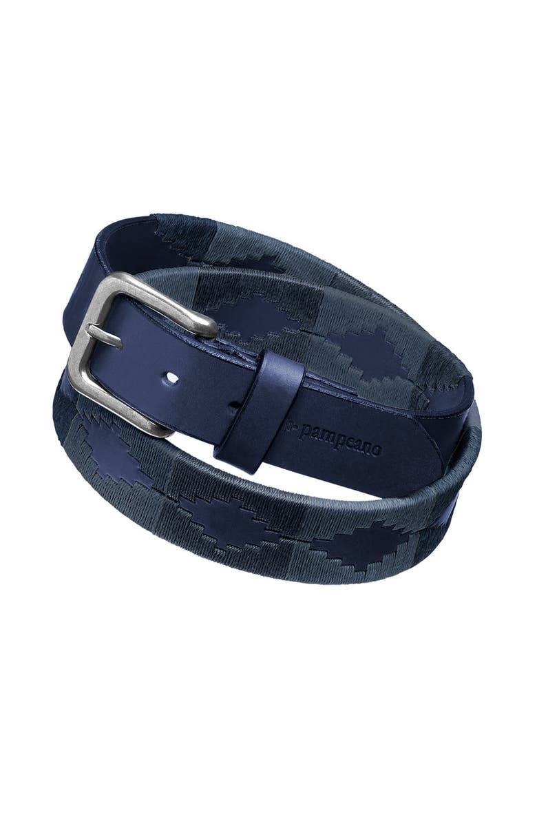 pampeano Ondas Belt, Alternate, color, Navy/Blue/Navy