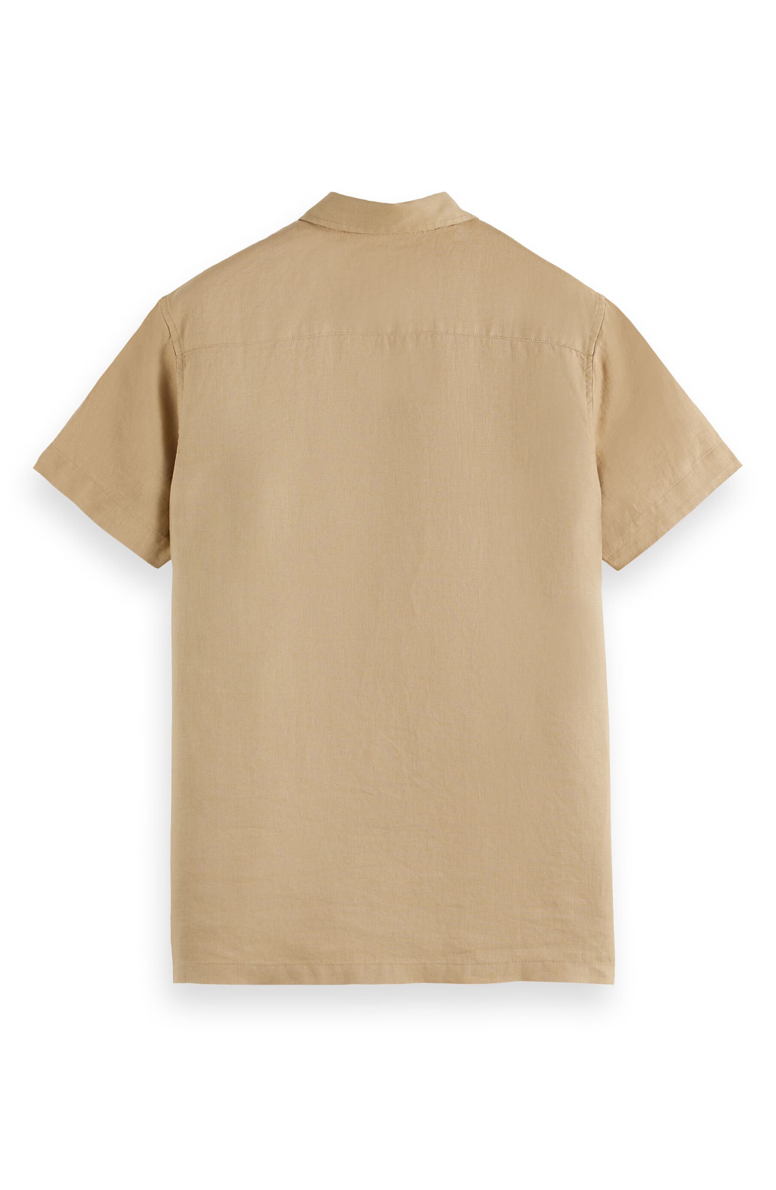 LInen Short Sleeve Button-Up Shirt - image 2