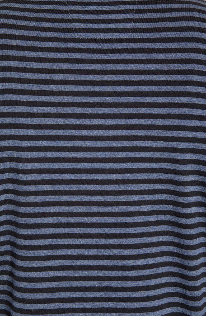 Daniel Buchler Stripe Stretchy Cotton & Modal Long Sleeve Crewneck T-Shirt, Alternate, color, 