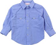 RuggedButts Boys UPF50+ Sun Protective Button Down Shirt