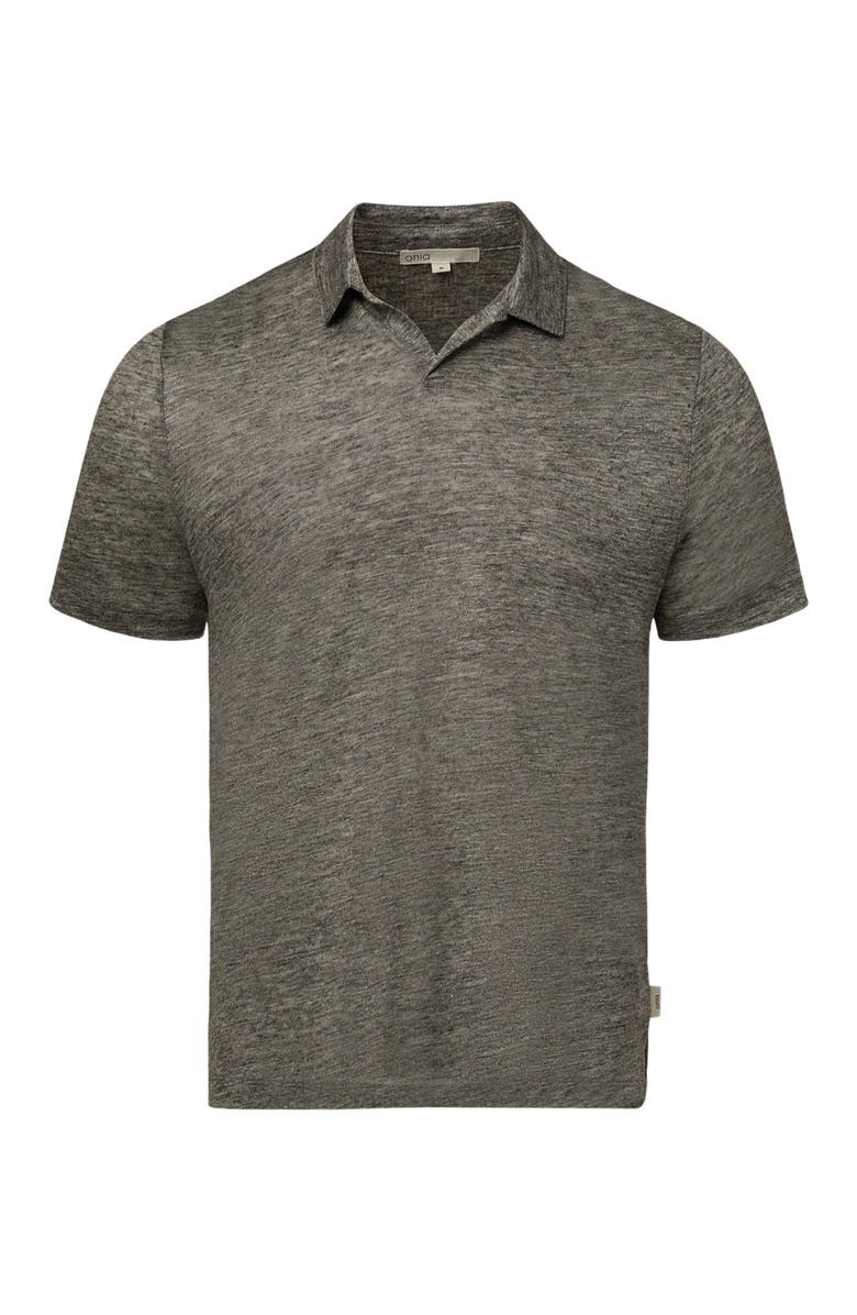 Onia Shaun Linen Polo, Alternate, color,