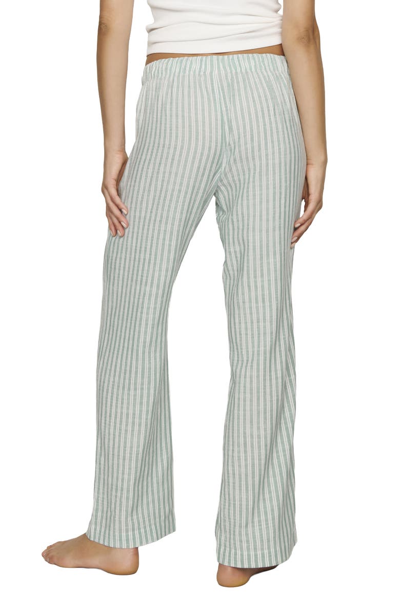 Eberjey Nautico Stripe Pajama Pants, Alternate, color, Regatta Stripe Seagrass