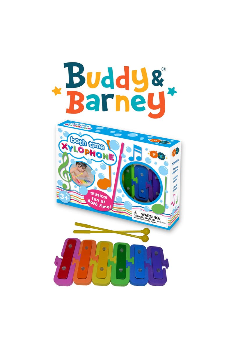 Buddy 
Barney Bath Time Xylophone, Toy Musical Instrument Playset, Kids 3+, Alternate, color, 