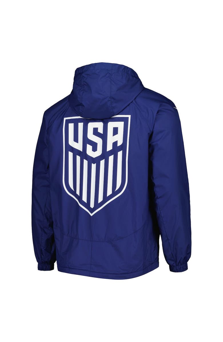 Nike Men's Nike Navy USMNT Strike Anthem Full-Zip Hoodie Jacket, Alternate, color,