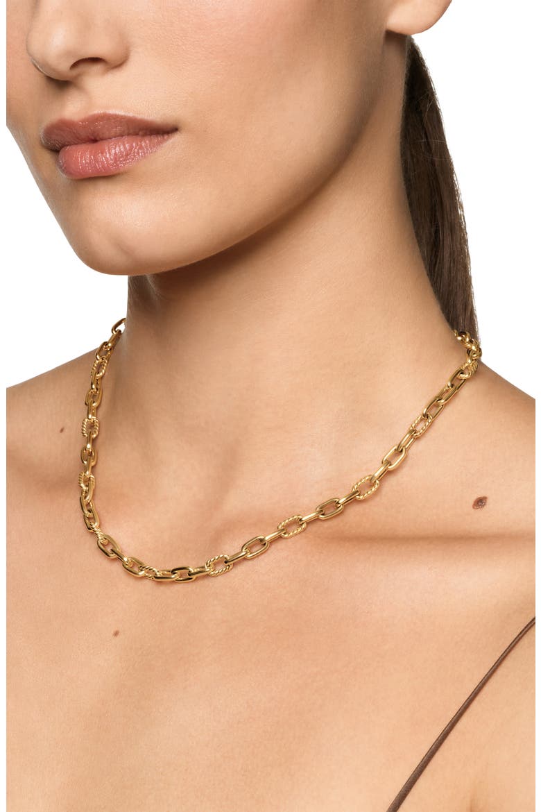Smooth Madison Chain Necklace, Alternate, color, GOLD