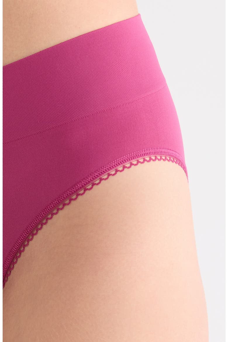 Feeling Flexible High Cut Briefs, Alternate, color, RASPBERRY COULIS