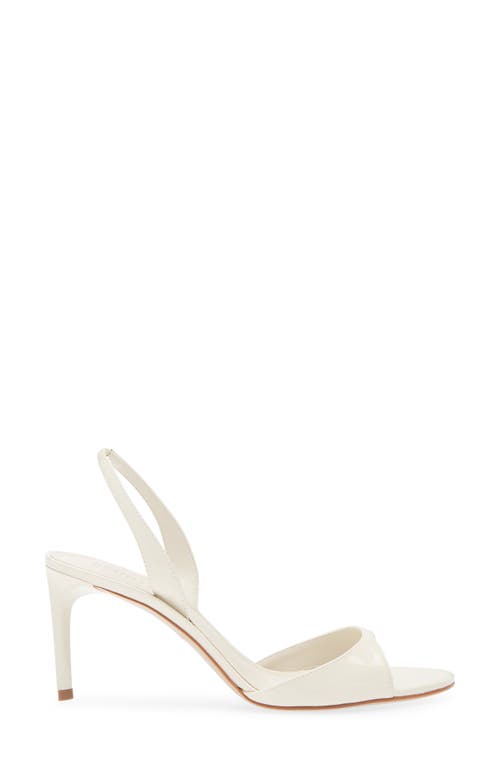 Schutz Scarlett Mid Slingback Sandal In White