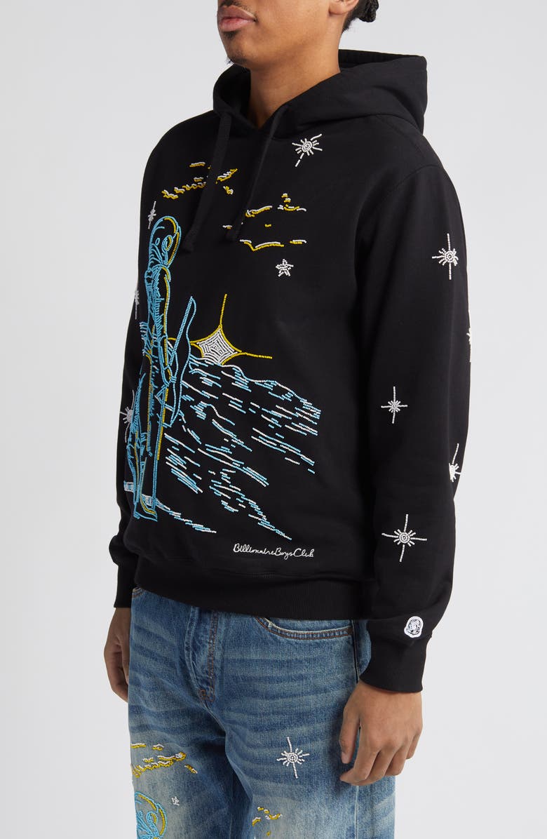 Billionaire Boys Club Night Sky Beaded Hoodie, Alternate, color, 
