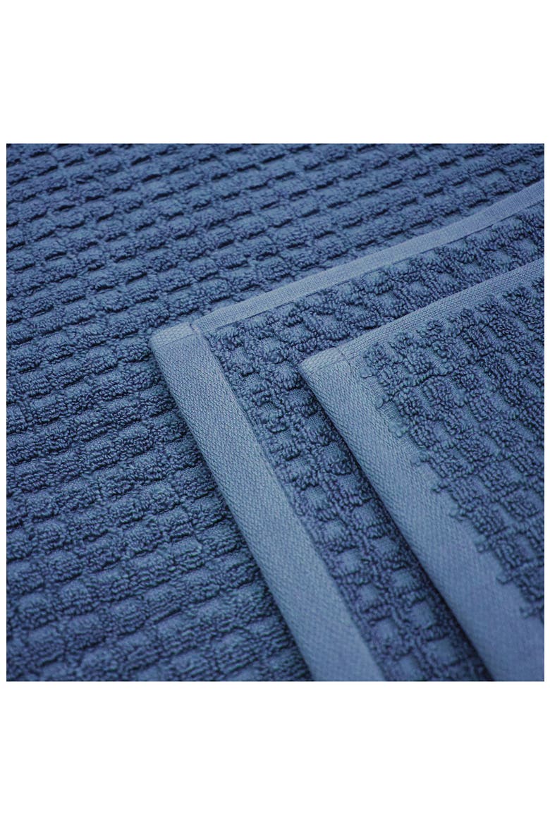 Quick Dry 6-Piece Bath Towel, Hand Towel & Washcloth Set, Alternate, color, DENIM