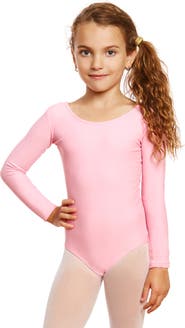 Leveret Girls Long Sleeve Leotard