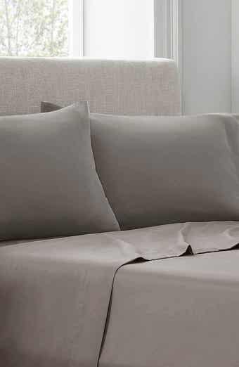 Linum Home Textiles 400 Thread Count Luxury Solid Sateen King Pillowcase - Set of 2