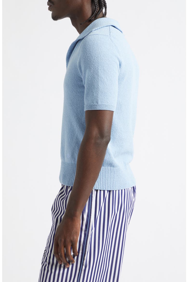 Terry Cloth Polo, Alternate, color, B6227 AZZURRO 6