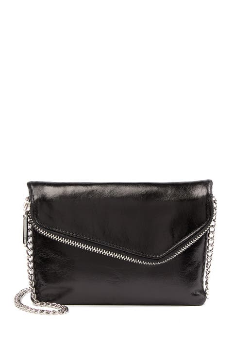 Daria Leather Crossbody Clutch