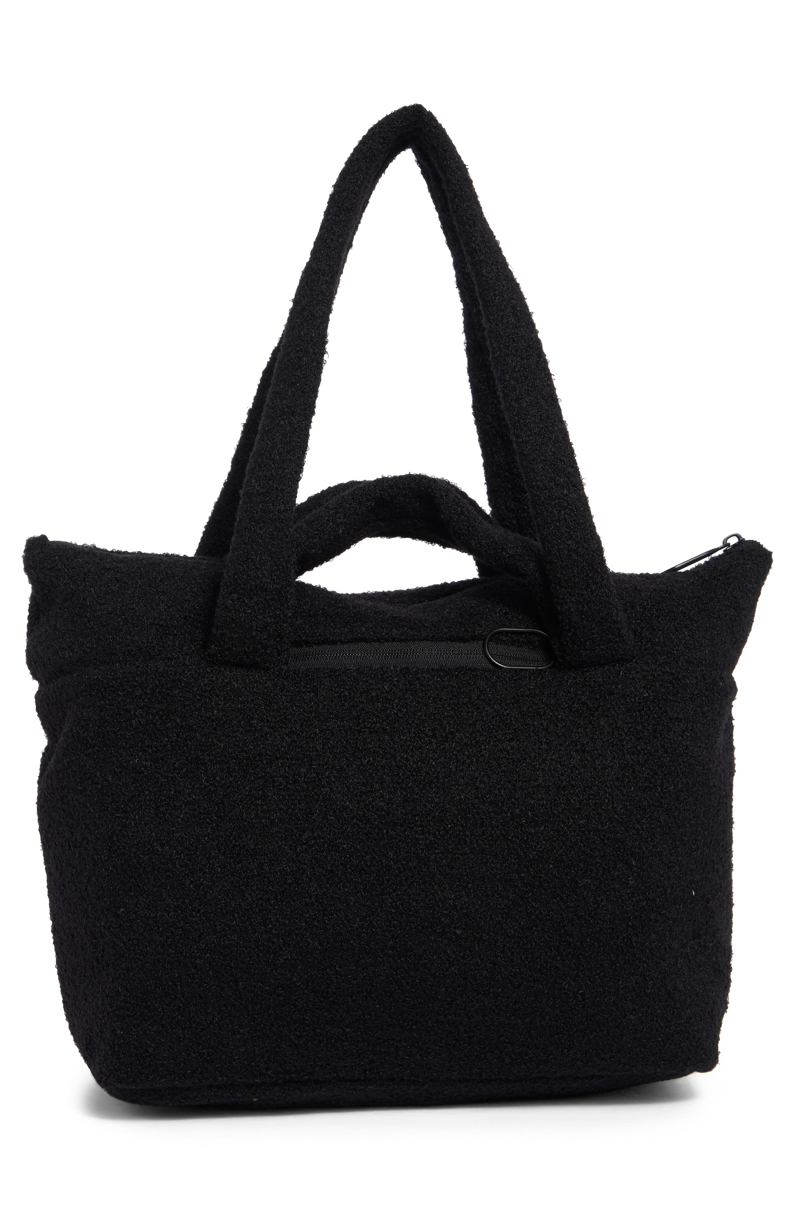 Thacker Glenn Medium Teddy Tote, Alternate, color, Black
